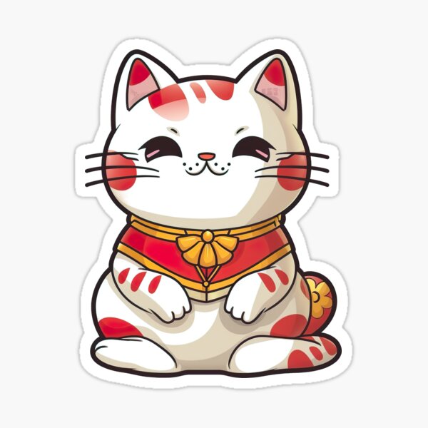 Lot of 50 Japanese stickers, Kawaii Cat Stickers 1-NEKO 1