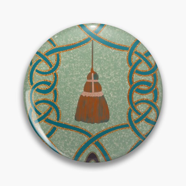 Item preview, Retro Passementerie Green, Orange, Yellow, Blue. Tassels & Strings  designed and sold by Ale's Art.