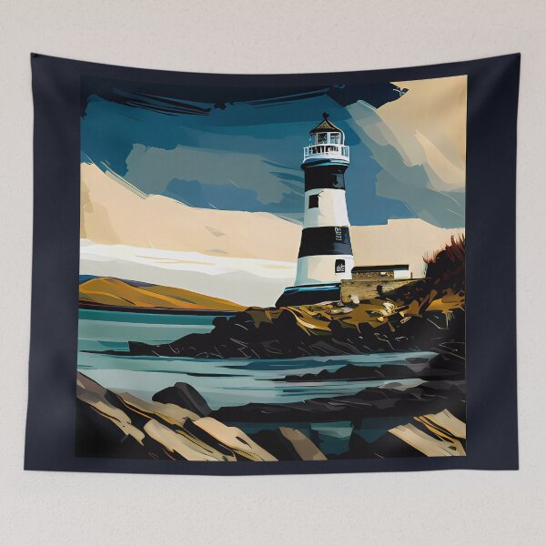 Item preview, lighthouse by the sea designed and sold by SMILE88.