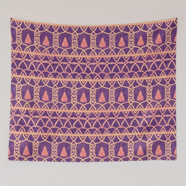 Item preview, Passementerie Violet, Pink, Yellow, Gold. Tassels & Weaving Strings  designed and sold by Ale's Art.