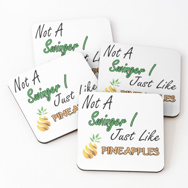 Item preview, Not A Swinger I Just Like Pineapples Essential T-Shirt designed and sold by YasserArts⭐⭐⭐⭐⭐⭐.