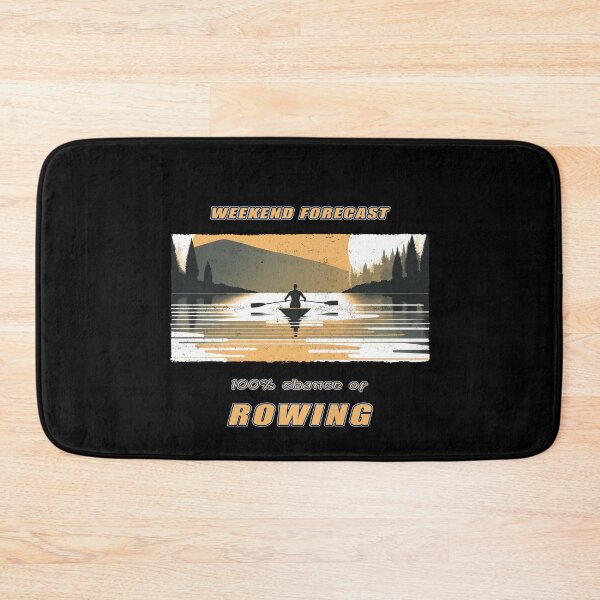Item preview, Weekend Forecast - 100% Chance of Rowing - A Rowing Design designed and sold by Mindful-Designs.