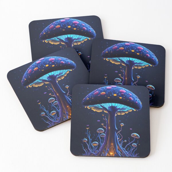 Item preview, Glowing Mushroom #36 Part of the Glowing Mushroom Collection designed and sold by Psychedelic Psychos.