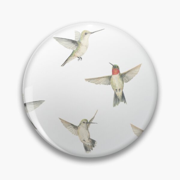 Item preview, Ruby-Throated Hummingbirds designed and sold by frespirit.