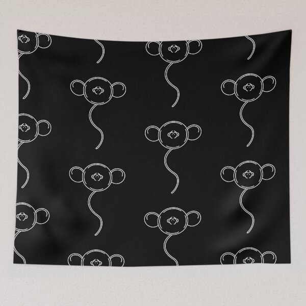 Item preview, Monkey balloon white designed and sold by Emma Raven.