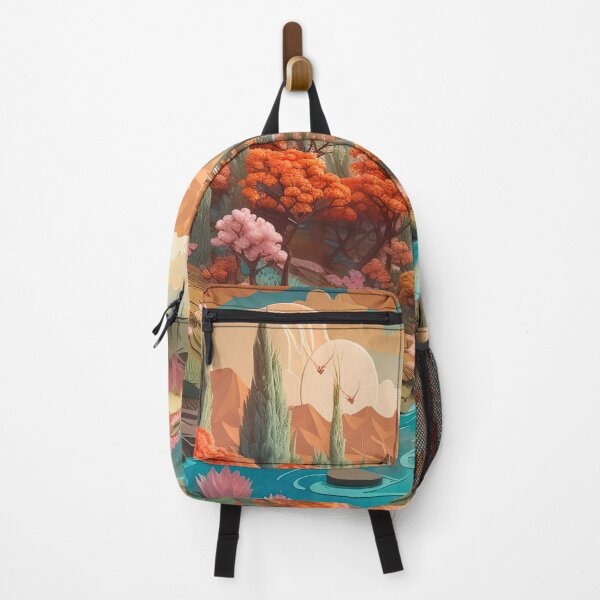 Item preview, Springtime Illustration Dreamy Landscape Painting designed and sold by Juliascutecornr.