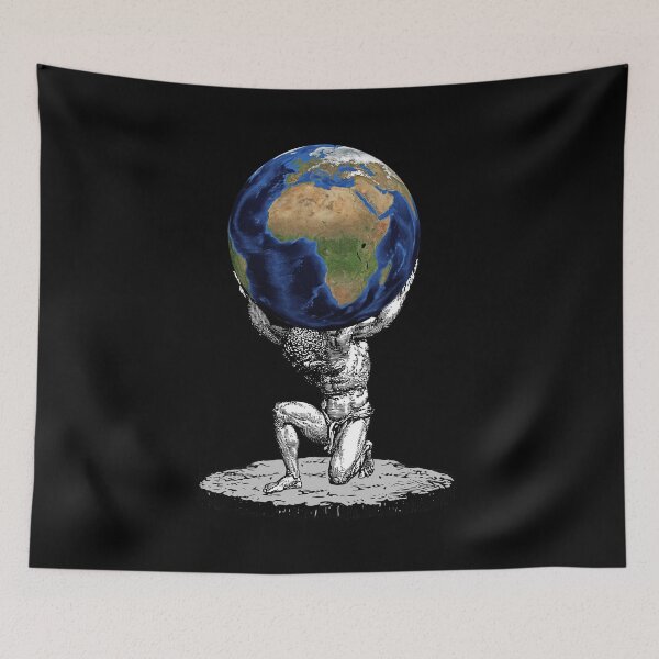 Item preview, Atlas Holding Earth designed and sold by NTGUILTY.