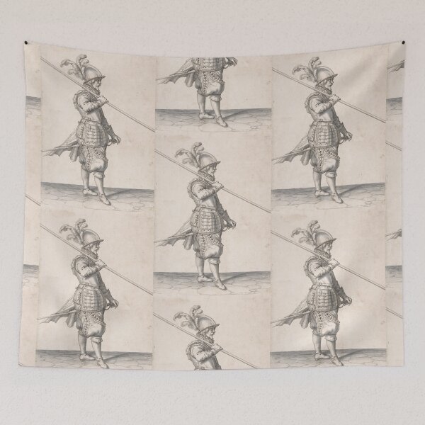 Item preview, The Soldier Carrying His Pike at the Slope (16th century) by Jacob de Gheyn II designed and sold by GrandBlueDesign.