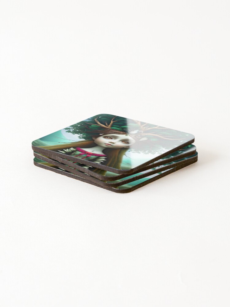 Thumbnail 4 of 5, Coasters (Set of 4), Roots designed and sold by RuiFernandes.