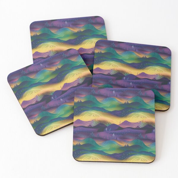 Item preview, Desert Lightshow: Aurora Borealis Meets Desert Landscape designed and sold by arbaxas.