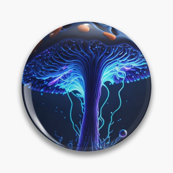 Artikelvorschau, Glowing Mushroom #40 Part of the Glowing Mushroom Collection entworfen und verkauft von Psychedelic Psychos.