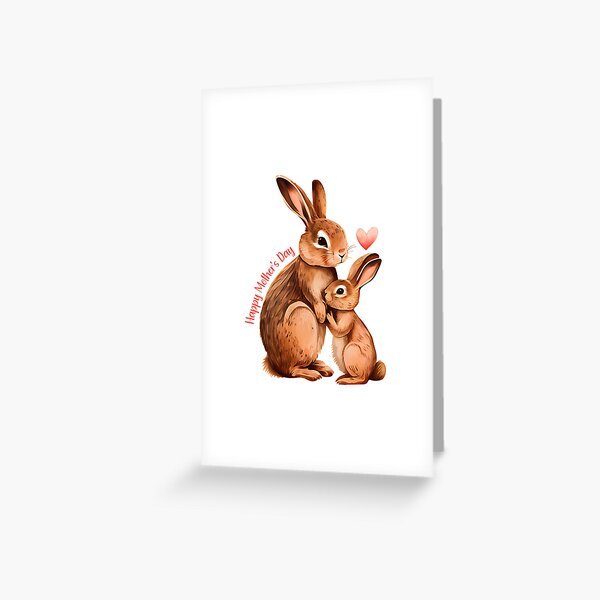 Item preview, Happy Mother's Day Rabbits designed and sold by Zendays.