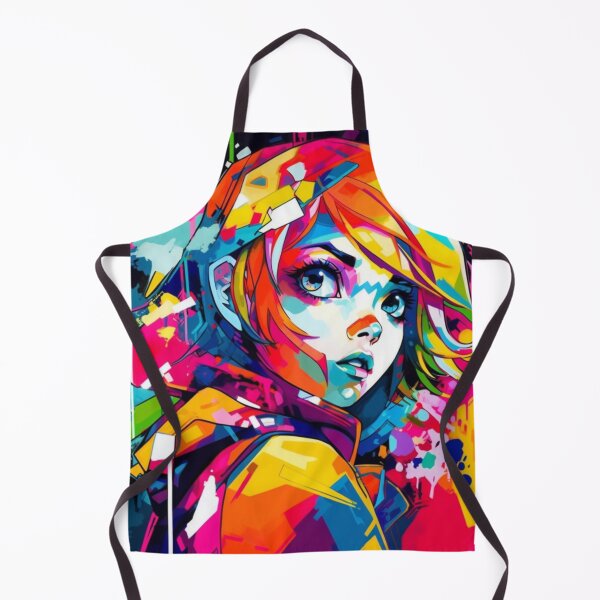 Item preview, Anime Aura: Vibrant Headshots in Neon Colors #9 designed and sold by Verbul.
