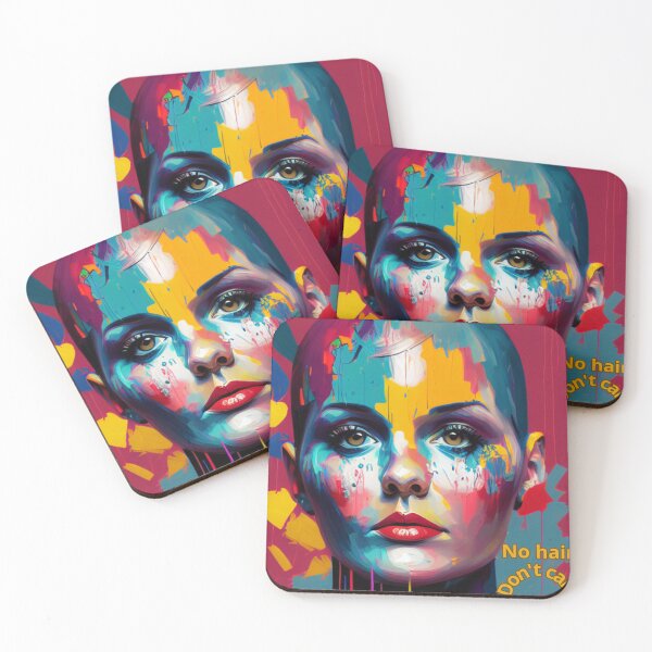 Item preview, No Hair Dont Care for all women designed and sold by memonto.