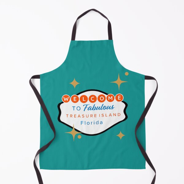 Item preview, Las Vegas Style Sign Graphic Customized Welcome to Fabulous Treasure Island, Florida! designed and sold by Pirate Foto.