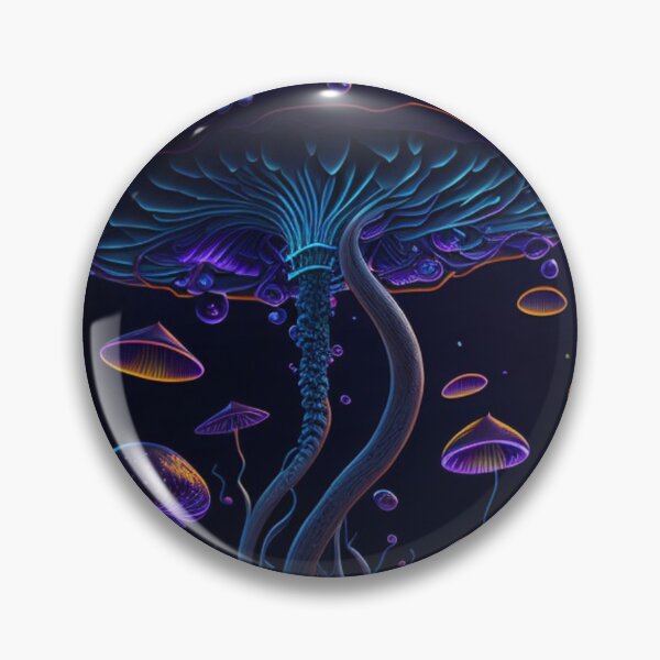Item preview, Glowing Mushroom #46 Part of the Glowing Mushroom Collection designed and sold by Psychedelic Psychos.