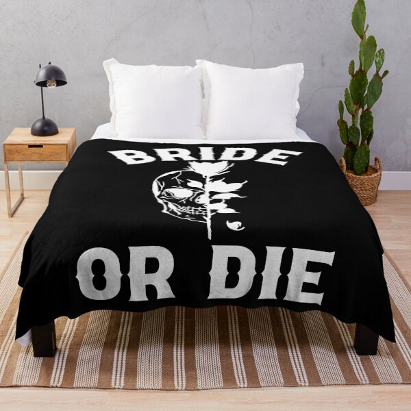 Item preview, Til Death Do We Party Bachelorette Party Bride or Die Skull and Black Rose Gothic Wedding Design designed and sold by mysticblvd.
