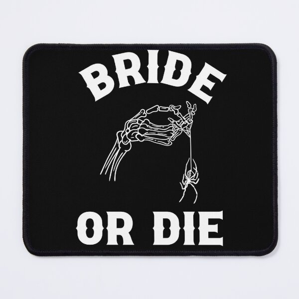 Item preview, Til Death Do We Party Bachelorette Party Bride or Die Spider Gothic Wedding Design designed and sold by mysticblvd.