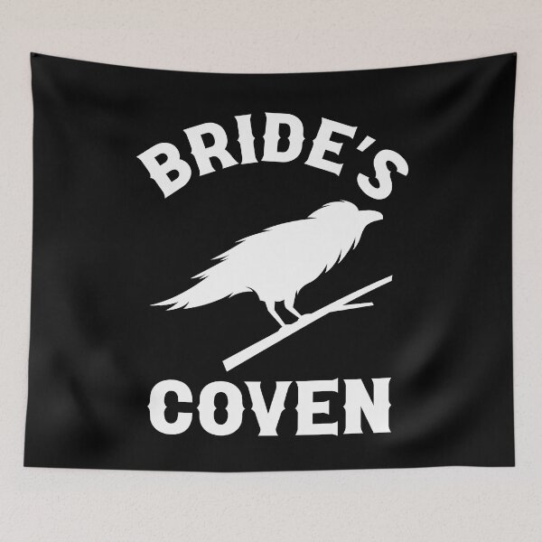 Item preview, Til Death Do We Party Bachelorette Party Brides Coven Raven Gothic Wedding Design designed and sold by mysticblvd.