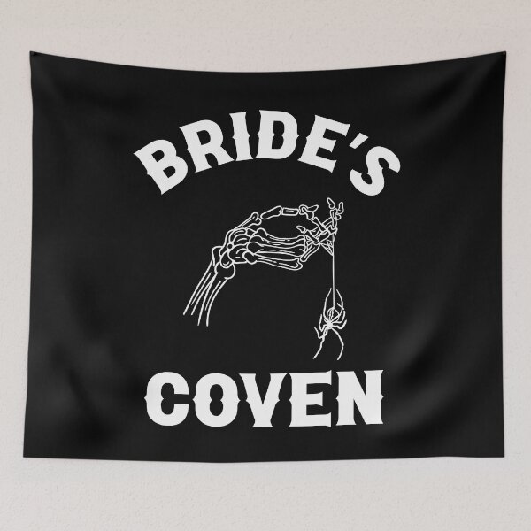 Item preview, Til Death Do We Party Bachelorette Party Brides Coven Spider Gothic Wedding Design designed and sold by mysticblvd.