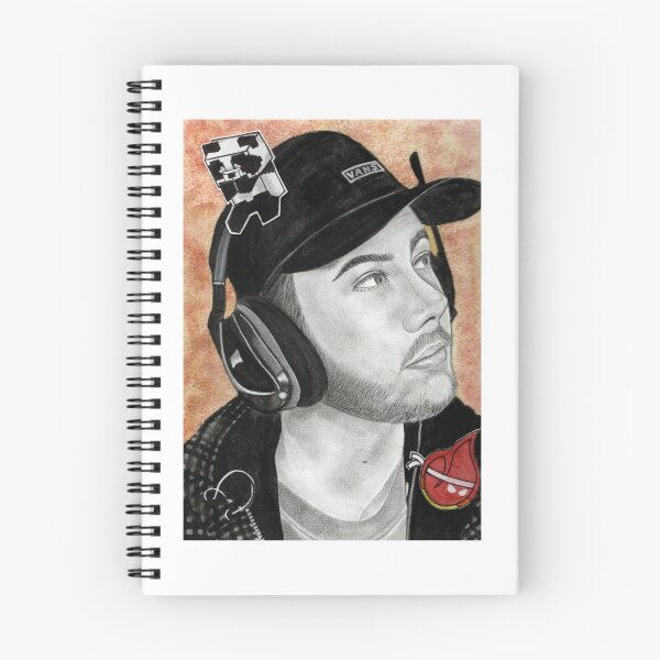 Item preview, Sapnap Pencil Portrait designed and sold by Alex-Is-Drawing.
