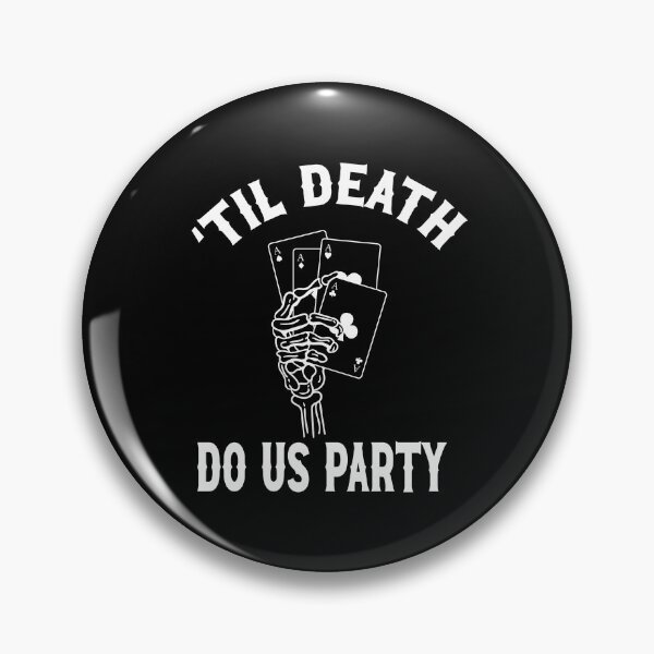 Item preview, Til Death Do We Party Bachelorette Party Groom Or Die-17 Gothic Wedding Design designed and sold by mysticblvd.