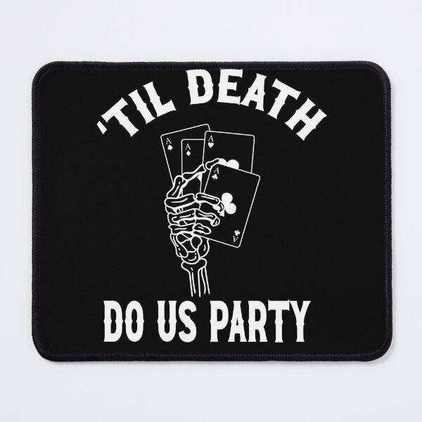 Item preview, Til Death Do We Party Bachelorette Party Groom Or Die-17 Gothic Wedding Design designed and sold by mysticblvd.