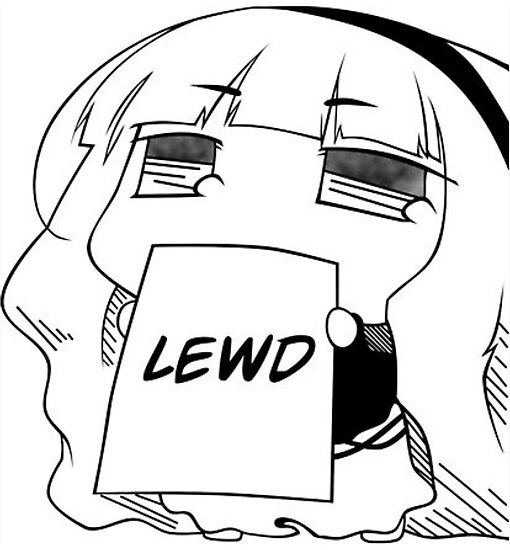 "Lewd Anime girl" Poster by TheDeltaFighter | Redbubble