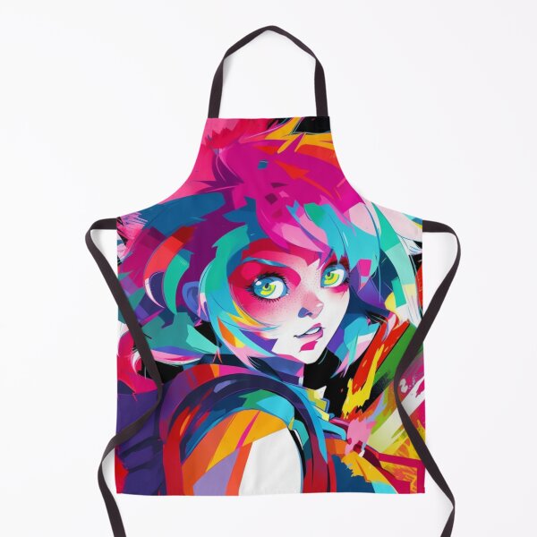 Item preview, Anime Aura: Vibrant Headshots in Neon Colors #18 designed and sold by Verbul.