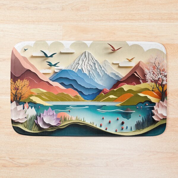 Item preview, Colorful Mountain Spring Landscape designed and sold by Juliascutecornr.