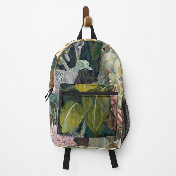 Item preview, Woman standing in jungle garden designed and sold by noonoohig.