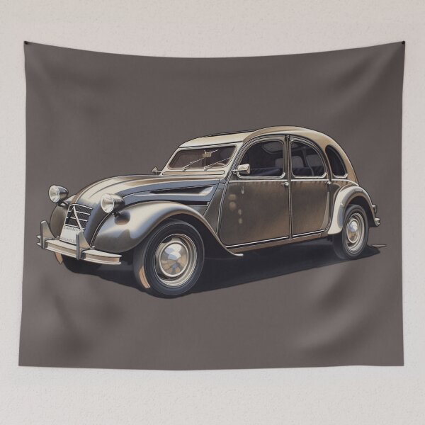 Item preview, Illustration of the French economy car from the 50s designed and sold by Paninato.