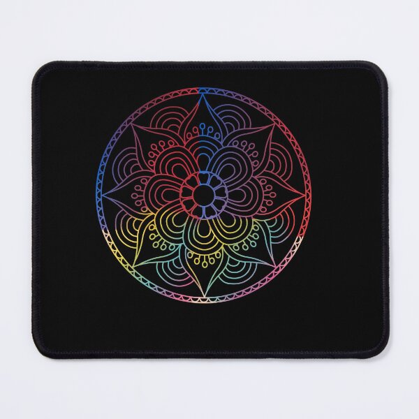 Item preview, Floral colorful mandala pattern trendy design designed and sold by Souushop.