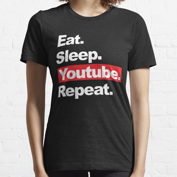 Eat Sleep Youtube Repeat T Shirts Redbubble - robloxian high school cow boy outfit codes in description youtube