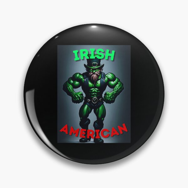Artikelvorschau, Irisch-amerikanischer muskulöser Kobold entworfen und verkauft von IrishPOD.