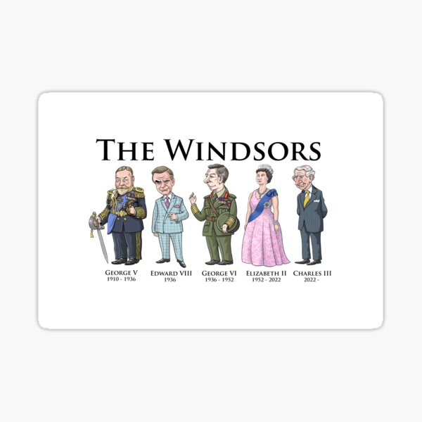 The House of Windsor Sticker