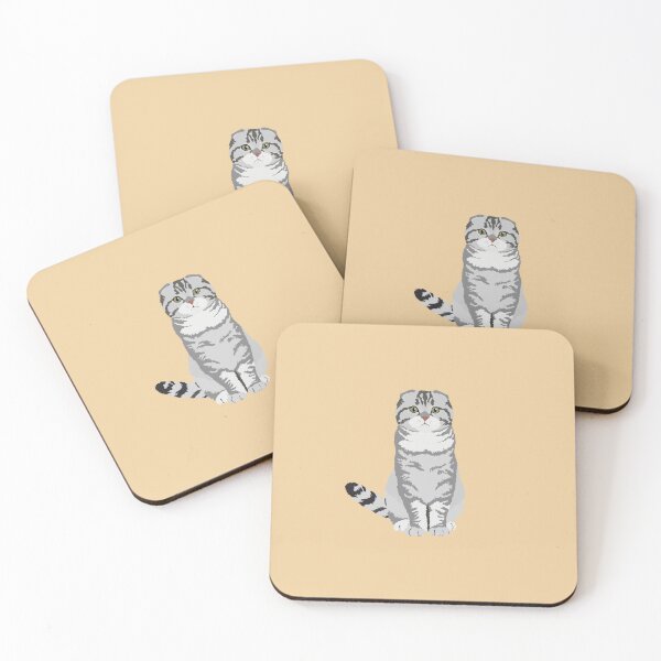 Item preview, Scottish Fold Cat Illustration designed and sold by Alo.