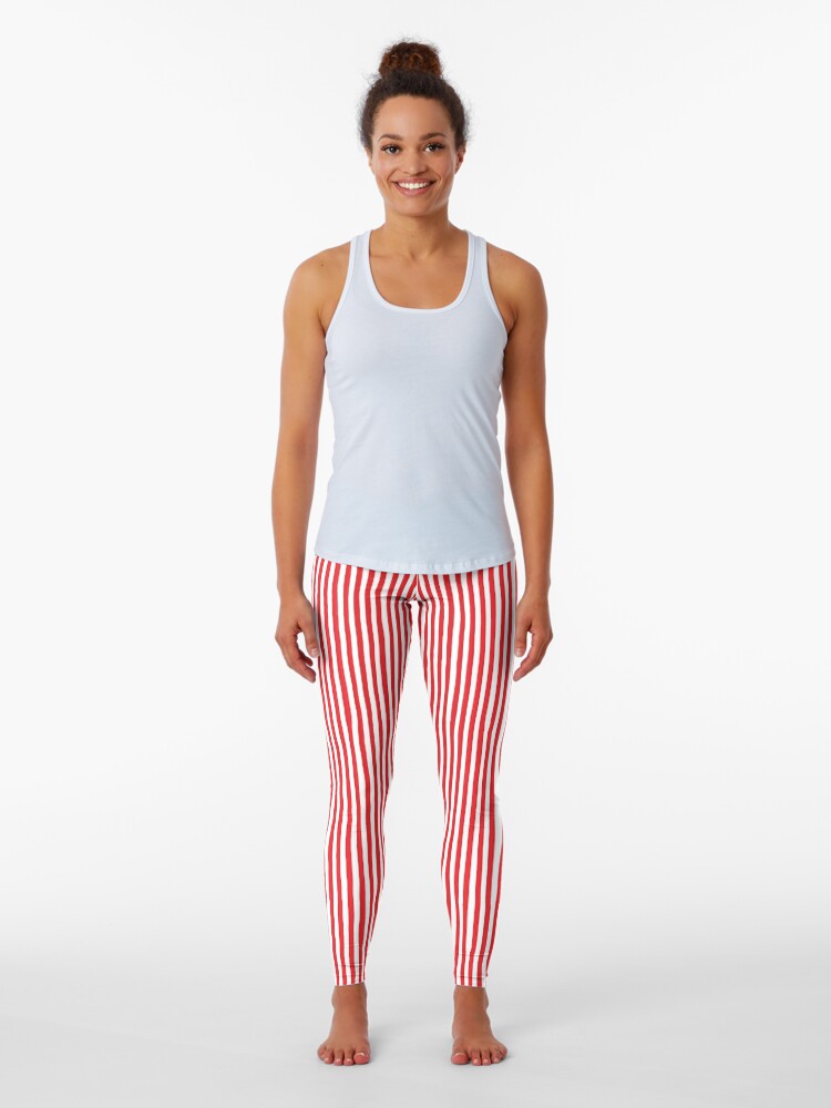 Light Blue and White Horizontal Stripes Leggings for Sale by starrylite