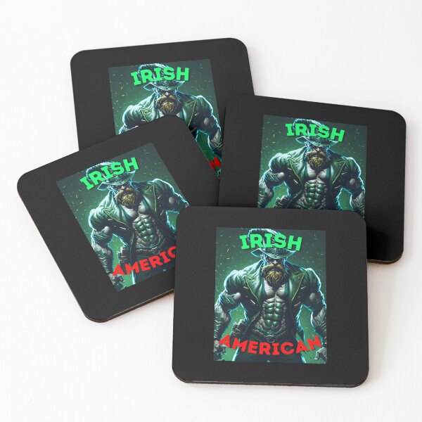Item preview, Irish American Tall Muscular Leprechaun designed and sold by IrishPOD.