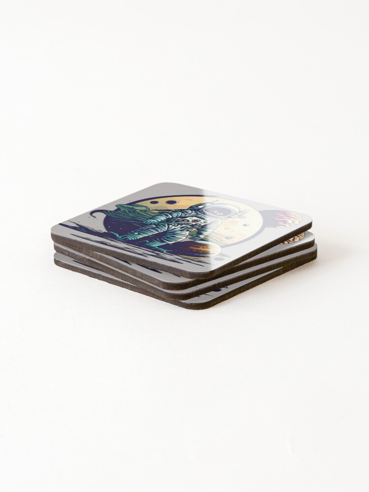 Thumbnail 4 of 5, Coasters (Set of 4),  Astronauta designed and sold by RuiFernandes.