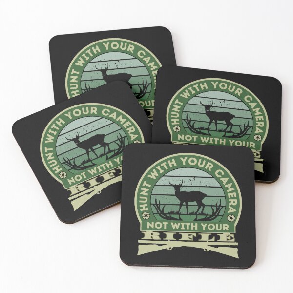 Item preview, Cups, bags, quilts, curtains, and t-shirts against deer hunting designed and sold by relso.