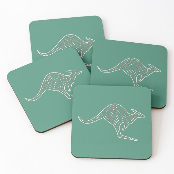 Item preview, KANGAROO. ABORIGINAL STYLE. VERSION 2. designed and sold by 5hertz.