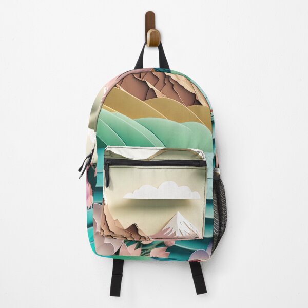 Item preview, Colorful Lake and Mountain Range Spring Landscape designed and sold by Juliascutecornr.