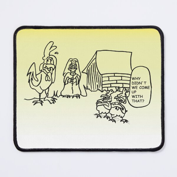 Item preview, Easter cartoon - Why didn't we come up with that? designed and sold by Janinevsart.