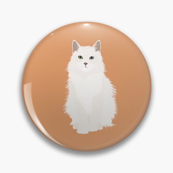 Item preview, Turkish Angora Cat Illustration designed and sold by Alo.