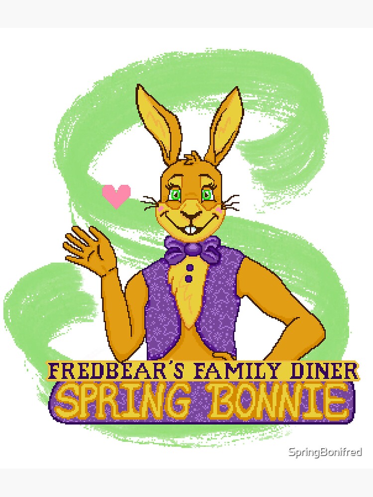 fredbear and springbonnie Poster for Sale by kainoa-dodd