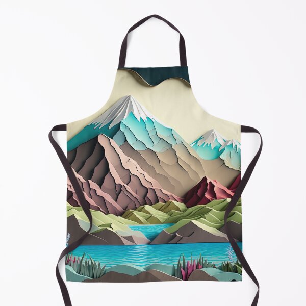 Item preview, Spring Flowers Mountain Lake Landscape designed and sold by Juliascutecornr.