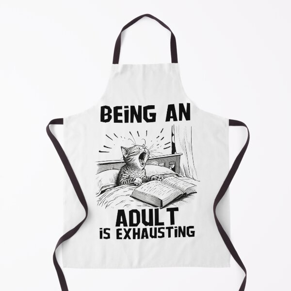 Item preview, being an adult is exhausting designed and sold by PlayfulPrint.