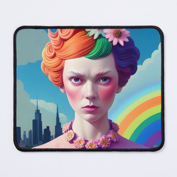 Item preview, Rainbow portrait designed and sold by lulu-o-lulu.