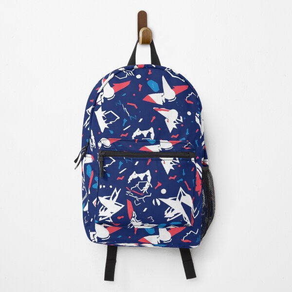 Item preview, Navy and White Shapes Pattern designed and sold by Expressive Vision.